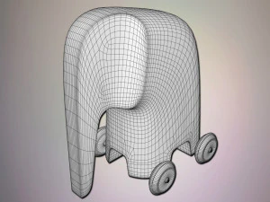 Spielzeugelefant 3D Modell