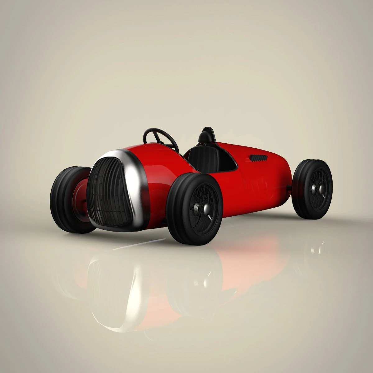vintage racing car 3D Model .c4d .max .obj .3ds .fbx .stl .blend 