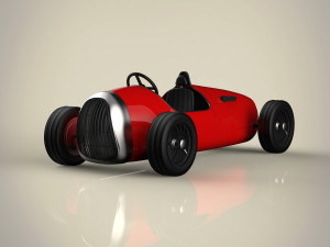 vintage racing car 3D Модель