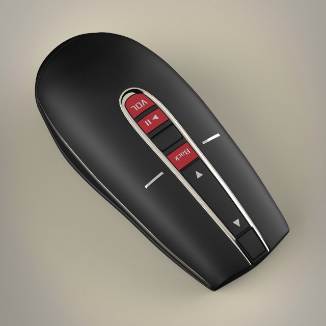 wireless mouse Modelo 3D .c4d .max .obj .3ds .fbx .stl .blend 
