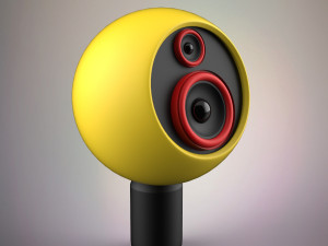wooden speakers Model 3D