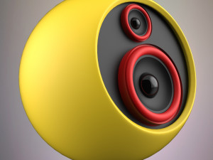 wooden speakers Model 3D