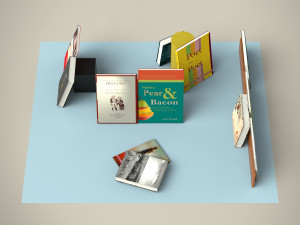 books set 3D 模型