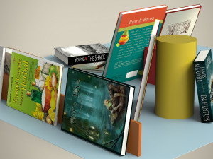 books set 3D 模型