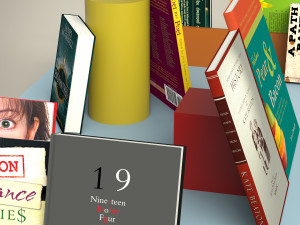 books set 3D 模型