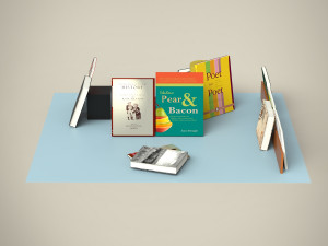 books set 3D 模型