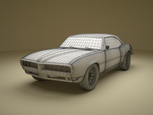 car base mesh 3D Модель