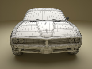 car base mesh 3D Модель
