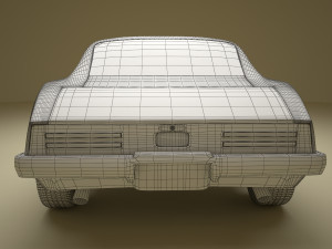 car base mesh 3D Модель