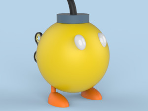 cartoon bomb 3Dモデル