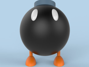 cartoon bomb 3Dモデル