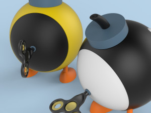cartoon bomb 3Dモデル