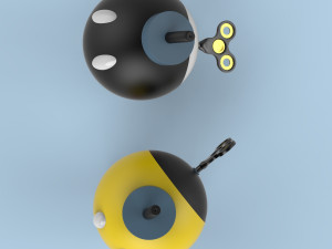 cartoon bomb 3Dモデル