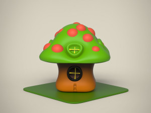 cartoon house 3D Модель