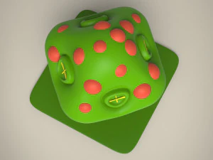 만화 집 3D 모델