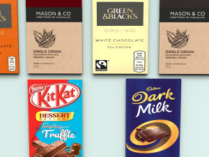 chocolate bars set 3D 模型