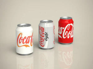 coca cola peut d&eacute;finir Modèle 3D
