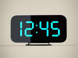 digital alarm clock 3D Model