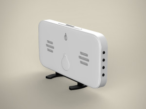 digital alarm clock 3D 模型