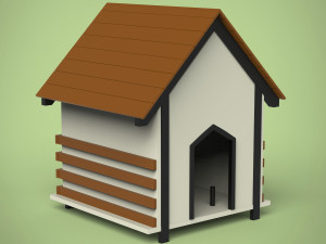 dog house 3D 모델