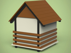 dog house 3D 모델