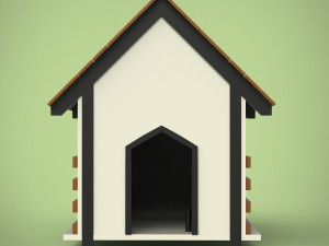 dog house 3D 모델