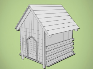dog house 3D 모델