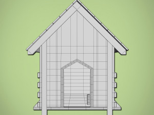 dog house 3D 모델