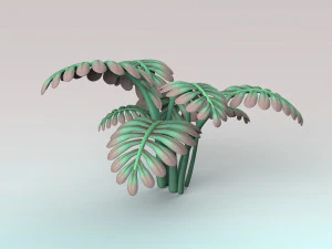 foug&egrave;re Modèle 3D