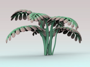 fern plant 3D 模型
