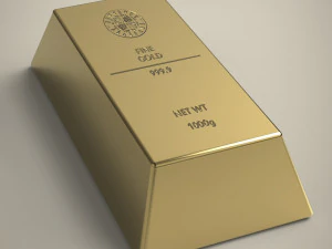 lingot d'or Modèle 3D