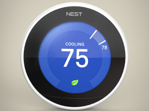 nest learning thermostat 3D 모델