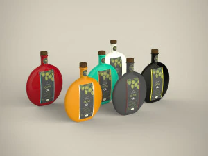 bottiglia di olio d'oliva Modello 3D