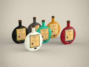 olive oil bottle 3D 모델