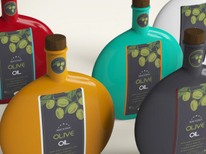 olive oil bottle 3D 모델