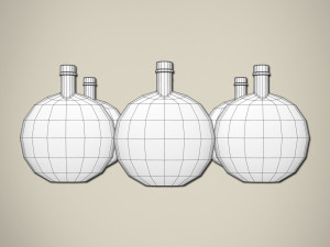 olive oil bottle 3D 모델