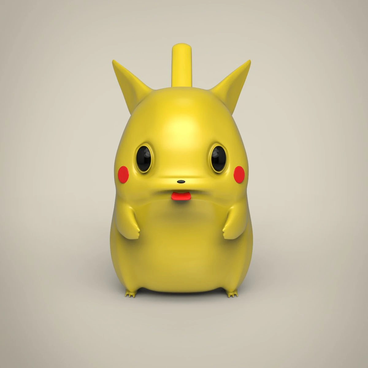 pikachu toy 3D Model .c4d .max .obj .3ds .fbx .stl .blend 