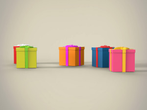 present box Modelo 3D