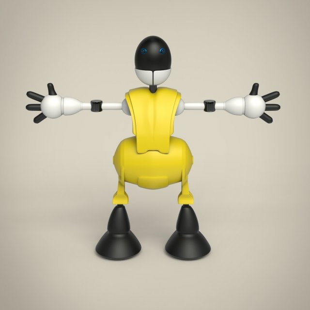 robot Modelo 3D .c4d .max .obj .3ds .fbx .stl .blend 