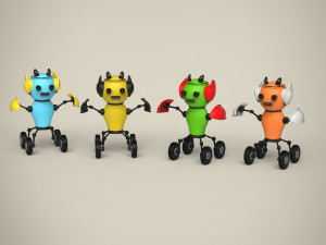 robots 3D मॉडल