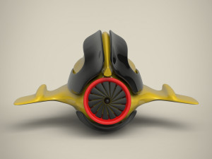 spacecraft 3D-Modell