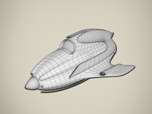 spacecraft 3D-Modell