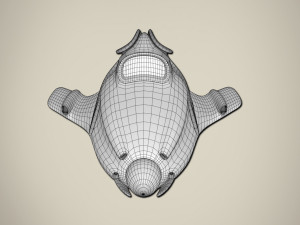 spacecraft 3D-Modell