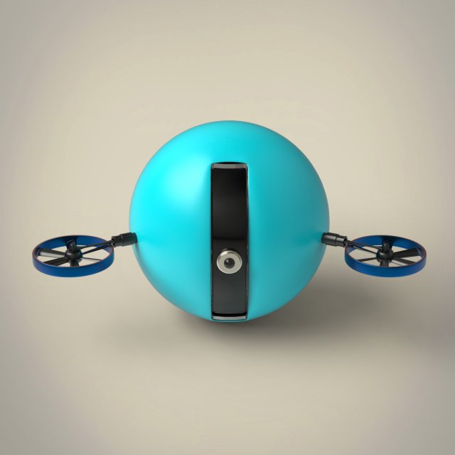 spy drone Model 3D .c4d .max .obj .3ds .fbx .stl .blend 