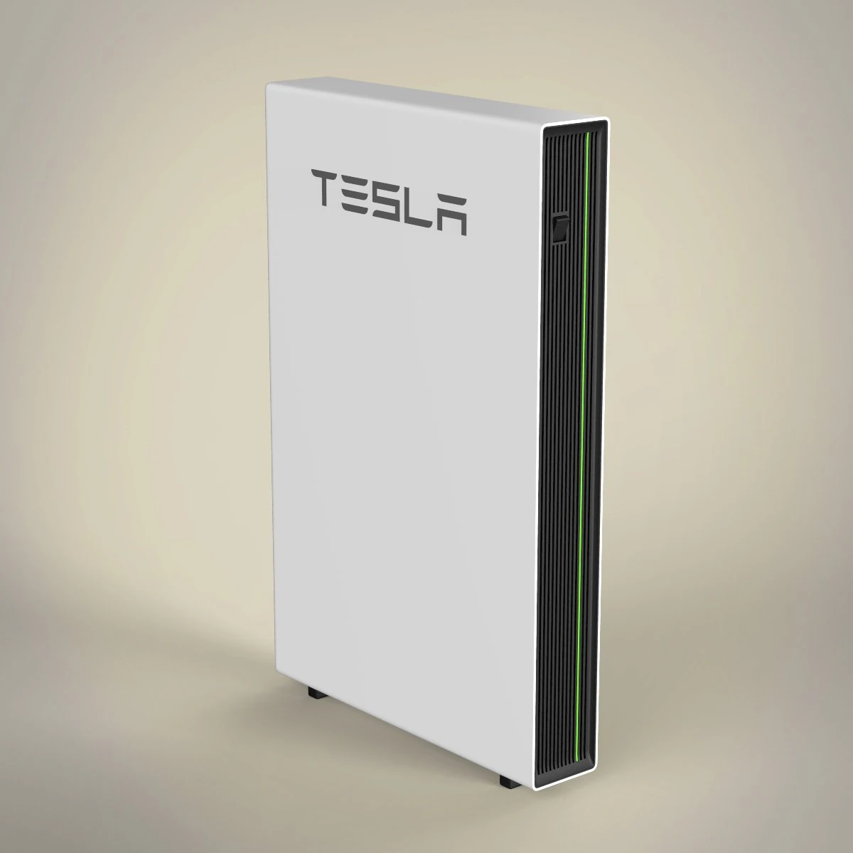 Tesla g&uuml;&ccedil; duvarı 3D Model .c4d .max .obj .3ds .fbx .stl .blend 