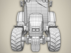 tractor base mesh 3D Модель