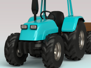 tractor trailer 3D Model