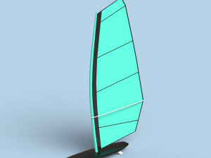 windsurf board 3D 모델