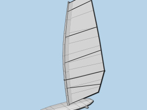 windsurf board Modello 3D