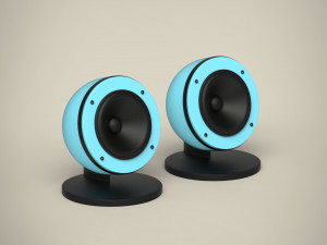 speakers 3D Model